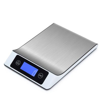 China Weight Measuring Ready Stock High Precise Strain Gauge Sensor 5 Kg Digital Smart Scale Kitchen Weighing Stainless Steel Scale For Kitchen for sale