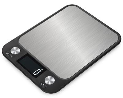 China With Factory Price 5kg 1g Original ABS Electronic Digital Display Scale Tray Kitchen Scale Household Food Platform Black Plastic/White for sale