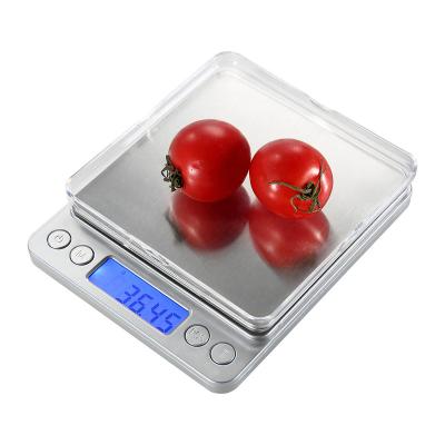 China HD LCD Custom Portable LOGO 1kg 2kg 3kg 0.1g Kuchenwaage Digital Kitchen and Food Weight Scale for sale