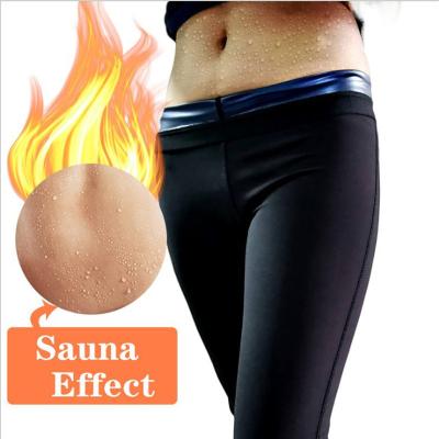 China Antibacterial Hot Women Men's Sauna Pants Sports Shorts Sweat Body Shaper Slimming Thermal Sauna Pants for sale