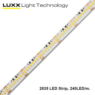 China 2835 Copper LED Strip 240LED/m High Lumen Strip Light for sale