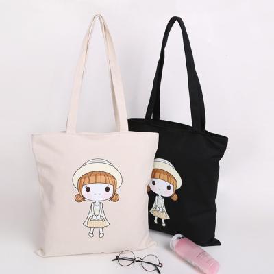 China 16Oz Cotton Tote Bags Wholesale Digital Printing Handled Organic Cotton Shopping Canvas Bag for sale