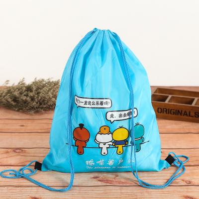 China Reclycled Cotton Drawstring Gift Bag Satin Drawstring Bag Custom Logo for sale