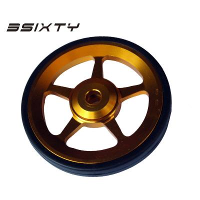 China 3SIXTY Easy Wheels 2pcs Easywheel For Brompton Super Light Folding Bike Alloy Wheels 20*20*10cm for sale