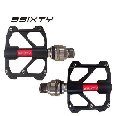 China For Shimano MTB Self-locking Bicycle Pedals 3SIXTY Titanium Ultralight Bike Pedals For Brompton 220g/pair for sale