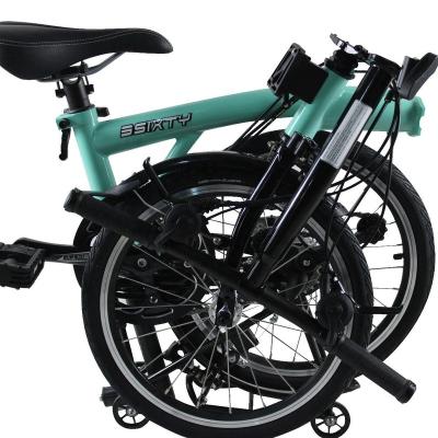 China 3SIXTY Steel 16 Inch Folding Bicycle 6 Speed ​​Y-Bar S6 Bianchi for sale