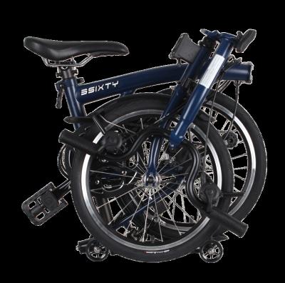 China 3Sixty Steel Folding Bike S-Bar S6 Blue for sale