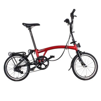 China 3Sixty Folding Bike Steel S-Bar S6 Red for sale