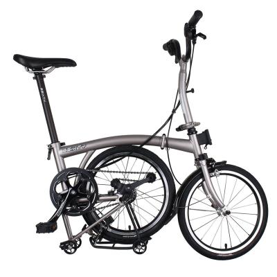 China China 3Sixty Steel Folding Bike 16 Inch 6 Speed ​​Mbar S6 Gray for sale