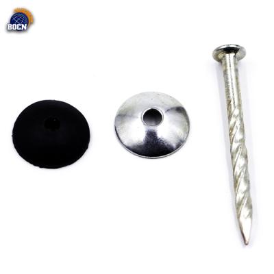 China Construction Q195 Q235 Galvanized Head Umbrella Nails Umbrella Roofing Nails for sale