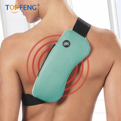 China Best Body Polyester Fleece Vibration Nuga Vibrating Massage Slimming Belt Battery Operated Cordless Belt For Neck Knee Muscles Calf for sale