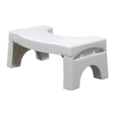 China TOPFENG Foldable Foldable Squat Stool Non-Slip Toilet Stool Sneaks Bathroom Shower Seat Toilet Foot Stool for sale