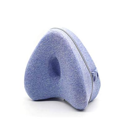 China New Slow Connected Memory Leg Pillow Cotton Leg Pillow Leg Positioner Heart Shaped Pillows Reduce Pressure From Joint And Spine Alignment for sale