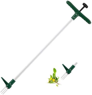 China Pulling Tool Weeder Remover Tool with 3 Prong Long Handle Holder Up Weeder Hand Tool with Foot Pedal Pulling Tool, Grabber, Harvester for Garden for sale