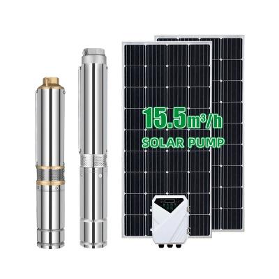 China Solar Water Treatment Pump System 72V 110V 70m Max. Head 4DLR 4