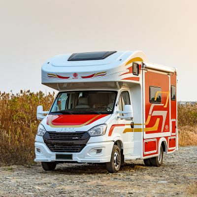 China Luxury Truck Motorhomes Campervans Large Space Motorhome Camping Camper Cabin RVs 5995*2480*3165 for sale