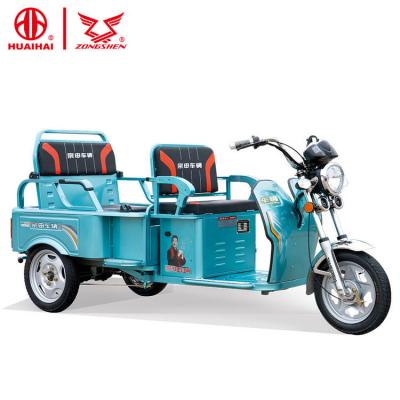 China Passenger 3 three wheel adult electric tricycle passenger china 60v650w for disabled price electric tricycle scooter with passenger seat for sale