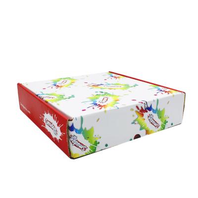 China Gift e flute 300g large ccnb corrugated cardboard full color printing box for sale