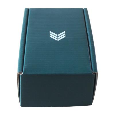 China Corrugated Paper Box Folding Over Fold Recyclable Custom Two Sided Paper Packaging Box Color Print for sale