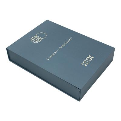 China Large Recyclable Luxury Cardboard Paper Boxes Skin Care Packaging With Lids Foldable Magnetic Gift Box Custom For Shoes Clothes for sale