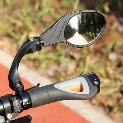 China Flatbed 22.2 mm Diameter Handlebars Bike Rear View Mirror Bike Cycling Universal 360 Degree Left Right Rot Stainless Steel Rear View Reflector Adjustable Mirror for sale