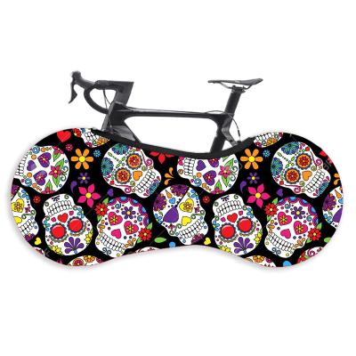 China Anti Dust ThinkRider Mountain Road Bicycle Protector Elastic Wheel Tire Cover Elastic Bike Universal Protective Indoor Cover for sale