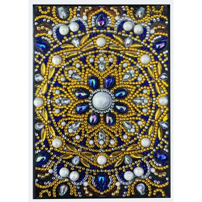 China Cute Mosaic Easy Embroidery Mandala Diamond Painting Diamond Art Design Notebook Diary for sale