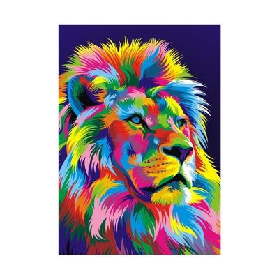 China New Style 3d Diamond Painting Lion Diamond Painting Easy Drill Rhinestones for sale