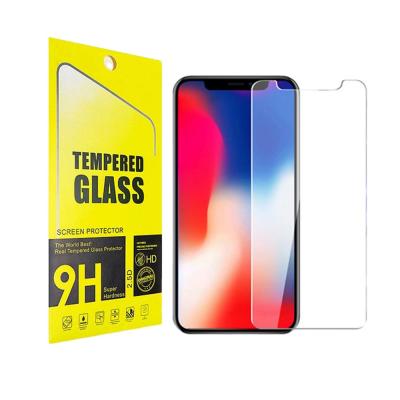 China Custom 3d Glass 2.5d 9h Tempered Glass Anti-explosion Screen For Iphone12 pro X Xs 8p 0.33mm For Samsung Mobile Tempered Glass Screen Protector for sale