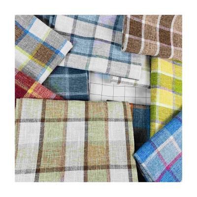 China Breathable Hot-selling Multicolor Plaid, Stripe, Flat Yarn-dyed Fabric Suit For Pillow Cloth Bag Cloth Cloth for sale