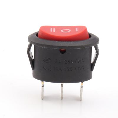 China High Quality Electrical Equipment KCD1 AC CBCQC 10A 125V 2 Pin Rocker 3 Position On On Oval Rocker Switch for sale