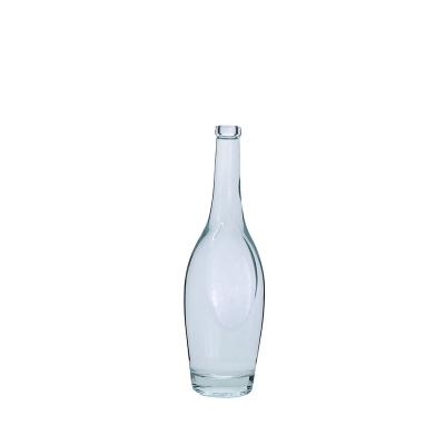 China Traditional Japanese Beverage Drinks Bottle Shochu Bottle 500ml High End Glass Sake Bottle With Cork for sale