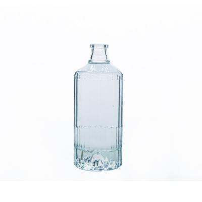 China Superb Flint Spirits Drink 700ml Brandy Glass Bottle for sale