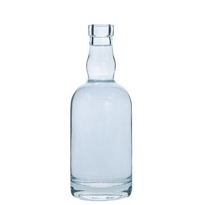 China 375ml Beverage Liquor Glass Bottles Measurable Bottle Sticker Custom Vodka Bottles for sale