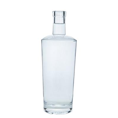 China Super Beverage Flint Custom Vodka Glass Bottle 750ml for sale