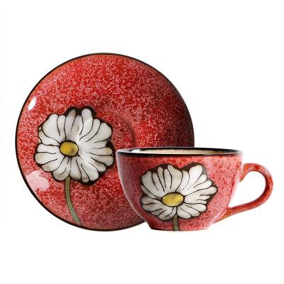 China 250ml Viable Ceramic Mug Colorful Glazed Ceramic Coffee Mug Fashionable Ceramic Tea Mug for sale