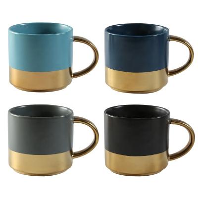 China Viable Stylish Ceramic Mug Coffee Mug Restaurant Coffee Mug Colorful Ceramic Brand Mug for sale