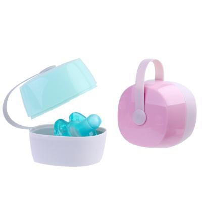 China YX-BP-06 BPA free manufacturers wholesale portable outgoing dustproof hygienic storage box pp baby pacifier with box for sale