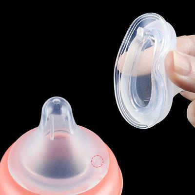 China Baby YX-BN-06 Baby YX-BN-06 BPA Free Silicone Bionic Reality Super Soft Wide Liquid Frosted Custom for sale