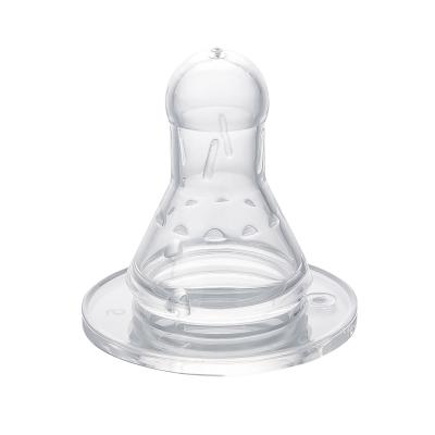 China Baby YX-BN-05 Newborn custom made BPA free high caliber simulation breast milk baby standard transparent nipple for sale