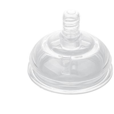 China Manufacturer YX-BN-02 Custom Two Drops BPA Free Three Drops Large Cross Hole Caliber Baby Nipple Silicone for sale