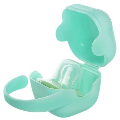 China YX-BPC-01 2022 Food Grade BPA Free Plastic Nipple Box Nipple Crate Newborn Baby Pacifier Crate 100% Safe Newborn Holder for sale