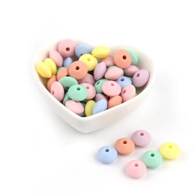 China YXT-BT- 02 BPA Chewable Colorful Free Wholesale Baby Food Grade Soft Silicone Beads Baby Teether for sale