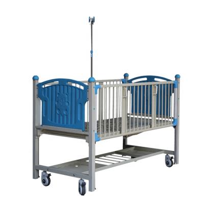 China Durable Hot Sale YXA-07-01 Adjustable Nursing Manual Bed Hospital Baby Crib Medical Children (Child) Bed For Medical for sale