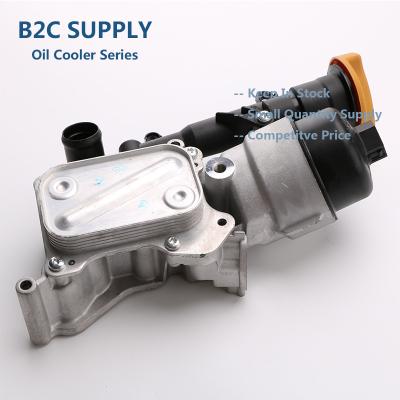 China Aluminum Transmission Engine Oil Cooler Kit Aluminum OIL FILTER HOUSING For 5650358 / 55193743 for sale