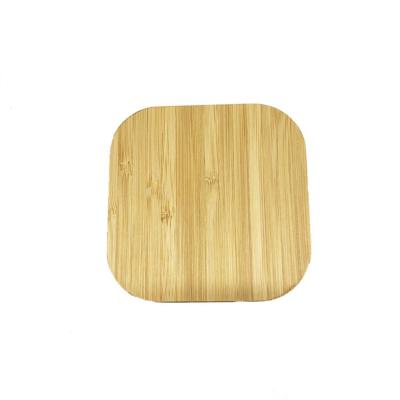 China Shenzhen high quality wood material 5w 10w 15w wireless charger bamboo wireless station for iphone for sale