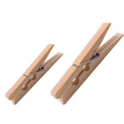 China Clothes Clip Pack Minimalist Amazon Manufacture Hot Selling Custom Color Bamboo Pegs for sale