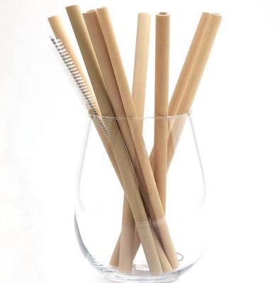 China Minimalist Amazon Success Biodegradable Bamboo Straw Straws Eco-Friendly Bamboo Drinking Straw for sale