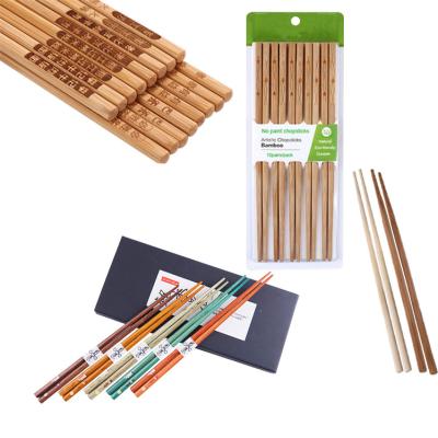 China Eco-friendly Healthy Carbonized Reusable Bamboo Chopsticks Sustainable for sale