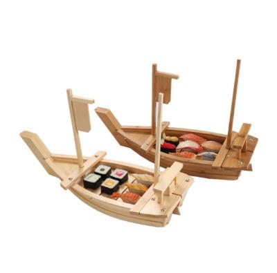 China Sustainable Vietnam Wooden Sushi Boat Low Price Bamboo Sushi Tools for sale